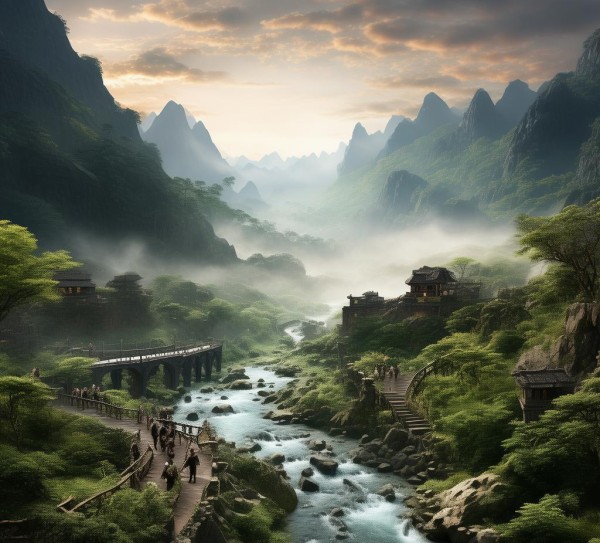 霞谷秘境，自然人文交融的探秘之旅,霞谷秘境，自然人文交融的探秘之旅,历史,景点,风光,第1张