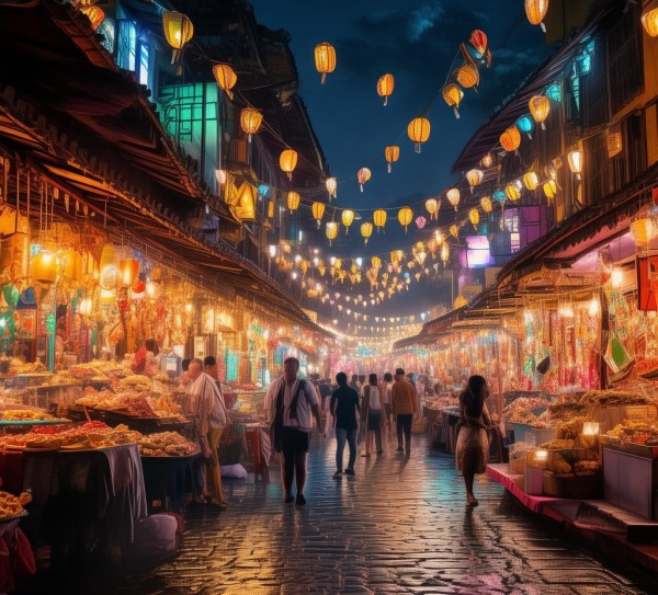 夜游鲁南，揭秘夜市魅力，畅享不夜城时光,夜游鲁南，揭秘夜市魅力，畅享不夜城时光,美食,第1张