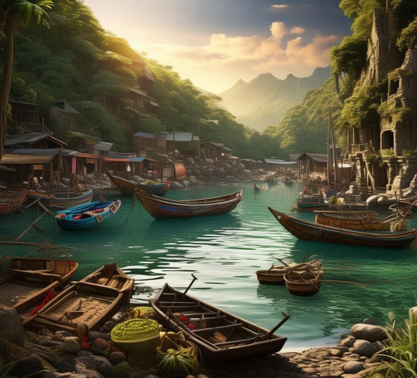 渔村秘境，探寻风情独特，揭秘隐藏景点,渔村秘境，探寻风情独特，揭秘隐藏景点,景点,风情,美食,第1张