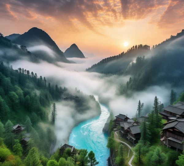 留坝风光秘境，十大必游美景揭秘,留坝风光秘境，十大必游美景揭秘,历史,景点,风情,第1张