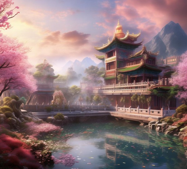 上清宫，春意盎然的仙境秘境之旅,上清宫，春意盎然的仙境秘境之旅,历史,景点,风光,第1张