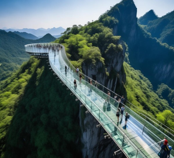 林县玻璃栈道奇观，揭秘令人向往的绝美景点,林县玻璃栈道奇观，揭秘令人向往的绝美景点,历史,景点,风光,第1张