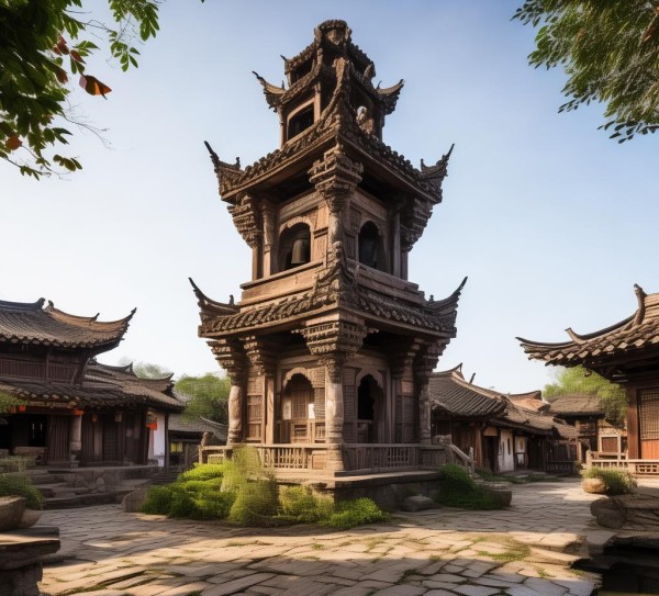 袁家村钟楼，探寻古韵背后的四大景点魅力,袁家村钟楼，探寻古韵背后的四大景点魅力,历史,景点,风情,第1张