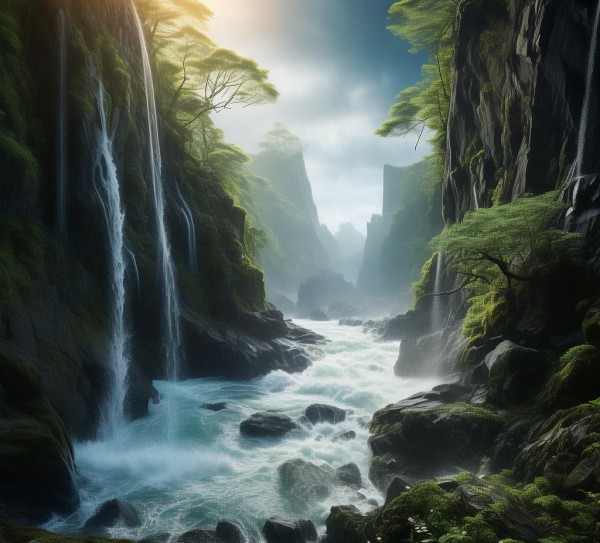 赤壁悬流，探秘自然奇观，感受鬼斧神工之美,赤壁悬流，探秘自然奇观，感受鬼斧神工之美,景点,风光,自然,第1张