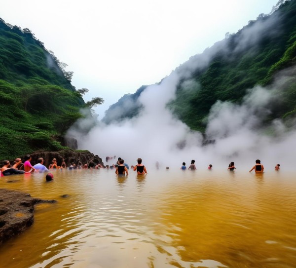 贵州安顺，地热奇观探秘之旅，天然温泉SPA休闲体验,贵州安顺，地热奇观探秘之旅，天然温泉SPA休闲体验,美食,风光,自然,第1张