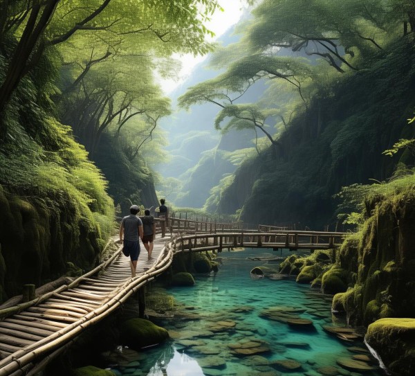 广西竹桥秘境之旅，踏寻流连忘返的幽静角落,广西竹桥秘境之旅，踏寻流连忘返的幽静角落,历史,风情,风光,第1张