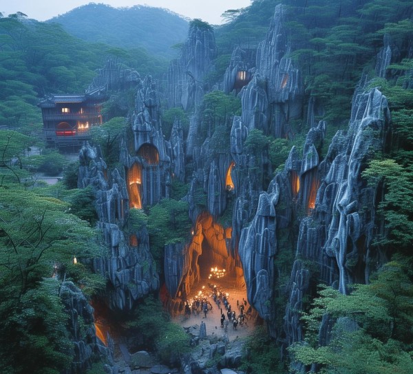 银子岩，自然奇观与人文景观的瑰宝之地探秘,银子岩，自然奇观与人文景观的瑰宝之地探秘,历史,景点,风光,第1张