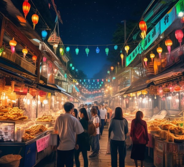 夜游盐城，夜市美食与文化之旅,夜游盐城，夜市美食与文化之旅,历史,美食,自然,第1张