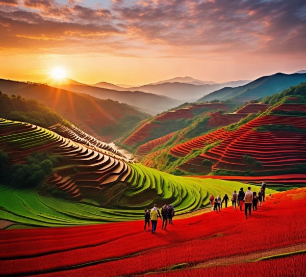 红河梯田，探寻中国最美的农业画卷之旅,红河梯田，探寻中国最美的农业画卷之旅,景点,风光,自然,第1张