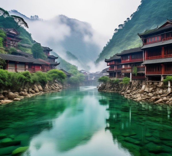 河源上坪，自然与文化交汇的秘境之旅,河源上坪，自然与文化交汇的秘境之旅,历史,景点,风光,第1张