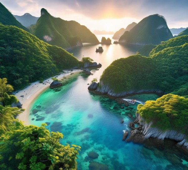 围州岛绝美风光探秘之旅,围州岛绝美风光探秘之旅,历史,景点,风情,第1张