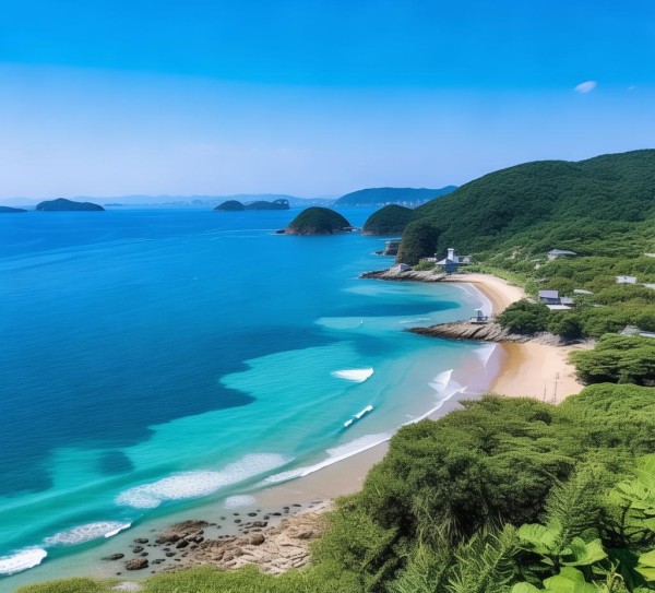 福冈蓝色海岸线，探寻日本最迷人的海滨风情,福冈蓝色海岸线，探寻日本最迷人的海滨风情,历史,景点,美食,第1张
