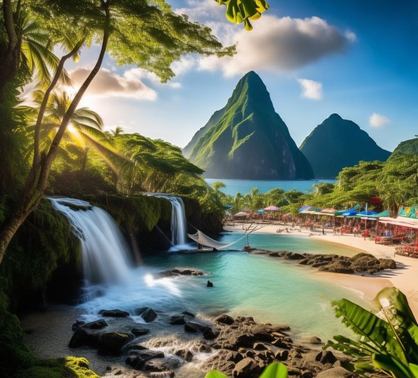 圣卢西亚璀璨之旅，十大必游景点大盘点,圣卢西亚璀璨之旅，十大必游景点大盘点,历史,景点,美食,第1张