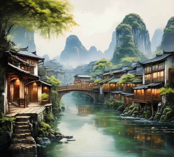 山水田园画卷，桂林兴安古镇探秘之旅,山水田园画卷，桂林兴安古镇探秘之旅,历史,景点,风情,第1张