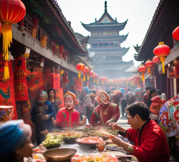 西安户县春节之旅，古韵风情与民俗盛宴同庆,西安户县春节之旅，古韵风情与民俗盛宴同庆,历史,风情,美食,第1张