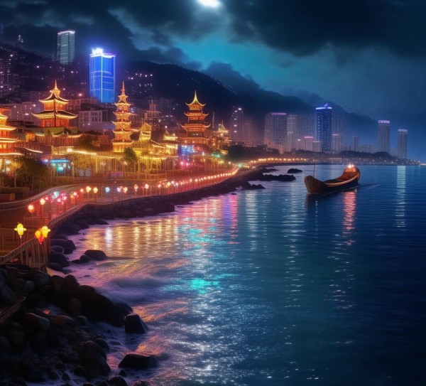 夜游宁德，揭秘海滨城市的璀璨夜景,夜游宁德，揭秘海滨城市的璀璨夜景,历史,风情,美食,第1张