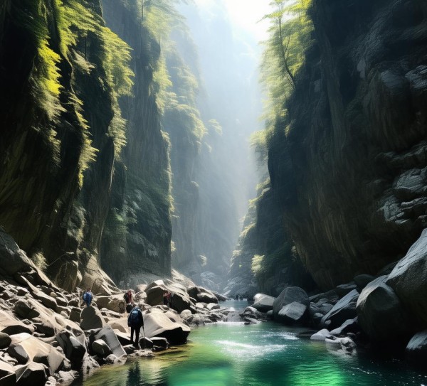 平山峡谷，自然奇观探秘之旅,平山峡谷，自然奇观探秘之旅,景点,美食,风光,第1张