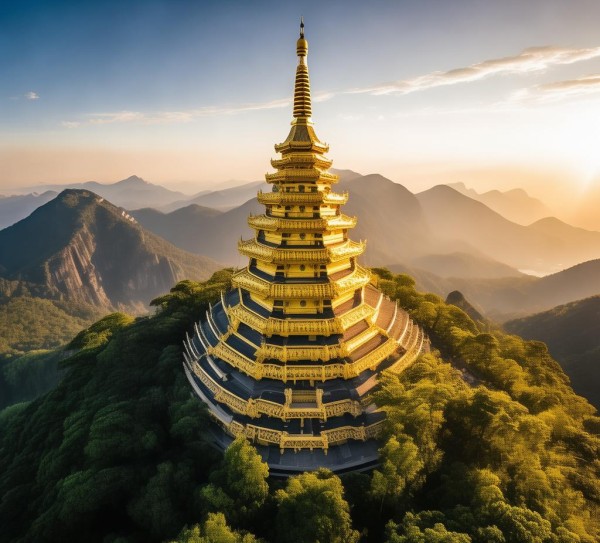 揭开山顶金塔的神秘面纱，探寻自然与人文的完美融合,揭开山顶金塔的神秘面纱，探寻自然与人文的完美融合,历史,景点,风光,第1张