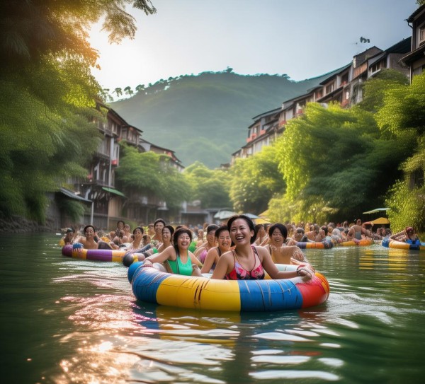 夏日漂流狂欢，费县旅游胜地揭秘之旅,夏日漂流狂欢，费县旅游胜地揭秘之旅,风光,自然,体验,第1张