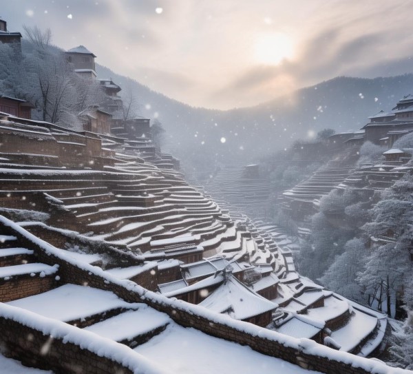 雪韵圣地，延安下雪时不容错过的绝美风光,雪韵圣地，延安下雪时不容错过的绝美风光,历史,景点,美食,第1张