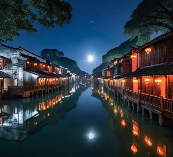 夜泊吴江水乡，尽赏水城夜色之美,夜泊吴江水乡，尽赏水城夜色之美,历史,风情,美食,第1张