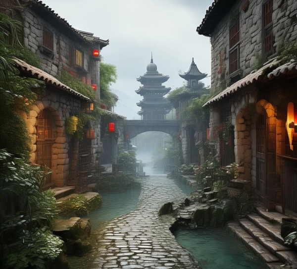 隐秘洲古镇，探寻未知的绝美风光之旅,隐秘洲古镇，探寻未知的绝美风光之旅,历史,景点,风情,第1张