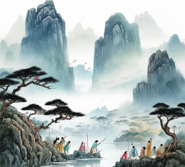 水墨丹青之旅，探寻水墨画艺术的魅力秘境,水墨丹青之旅，探寻水墨画艺术的魅力秘境,故宫,第1张