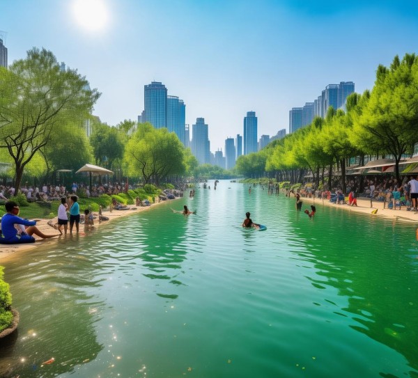衡水湖畔，揭秘绿色明珠，畅游城市好玩胜地,衡水湖畔，揭秘绿色明珠，畅游城市好玩胜地,景点,风情,美食,第1张