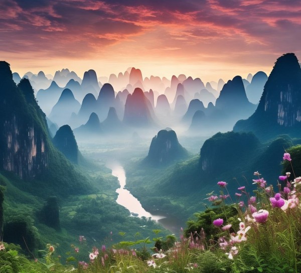 广西绝美风光，探索未知的自然奇景,广西绝美风光，探索未知的自然奇景,历史,景点,风光,第1张